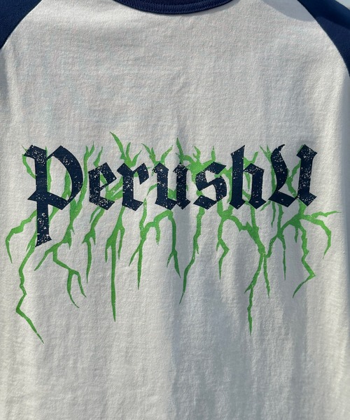 Perushu(ペルーシュ)の「ユーズドライクラグランTシャツ(Tシャツ/カットソー・メンズ・イエロー系その他/ブラック/その他・LARGE/MEDIUM)」の18枚目の写真