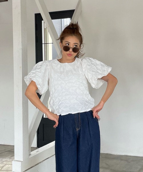 haileeタックデニム タックデニム（デニムパンツ）｜CHERI since1985（シェリ）の