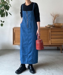 un dix cors | デニムキャミワンピース(ワンピース)