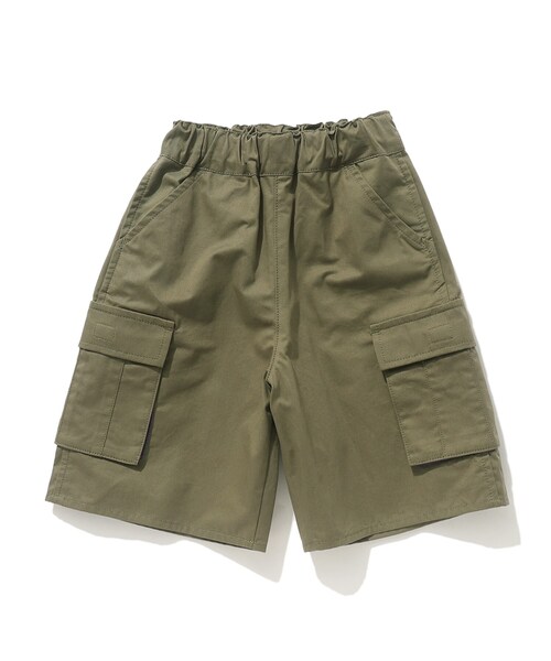 SHOO・LA・RUE（シューラルー）の「◆【110-140cm】ハーフカーゴパンツ（その他パンツ・キッズ・ブラック/カーキ・11/12/13/14）」の2枚目の写真