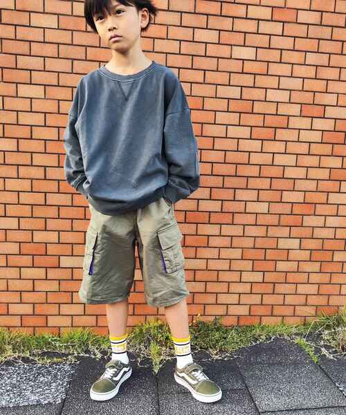 SHOO・LA・RUE（シューラルー）の「◆【110-140cm】ハーフカーゴパンツ（その他パンツ・キッズ・ブラック/カーキ・11/12/13/14）」の18枚目の写真