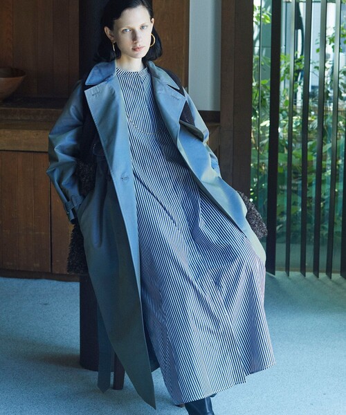 Aresense(アーセンス)の「Aresense/アーセンス マルチWAYシャツワンピース(シャツワンピース・レディース・その他/ブラック/ホワイト・フリ-)」の3枚目の写真