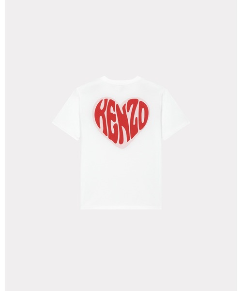 KENZO(ケンゾー)の「ルーズフィット KENZO ハート Tシャツ(Tシャツ/カットソー・レディース・ホワイト系その他/ブルー系その他・MEDIUM/SMALL/X-SMALL)」の8枚目の写真