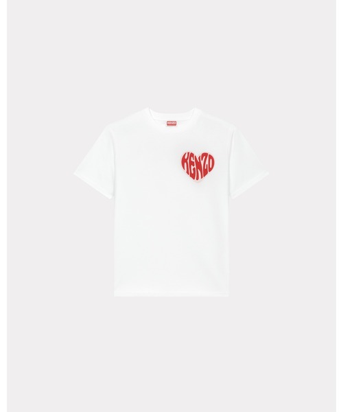 KENZO(ケンゾー)の「ルーズフィット KENZO ハート Tシャツ(Tシャツ/カットソー・レディース・ホワイト系その他/ブルー系その他・MEDIUM/SMALL/X-SMALL)」の14枚目の写真