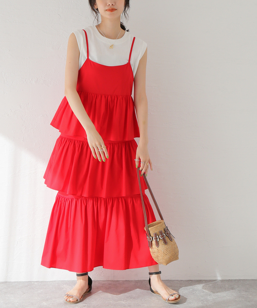 JOURNAL STANDARD ジャーナルスタンダード ティアードワンピース JOURNAL STANDARD（ジャーナルスタンダード）の「ストレッチブロード