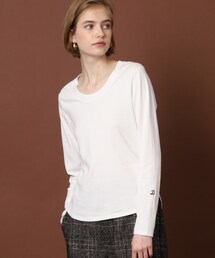 ◆【CLASSY.11月号掲載】【吸湿発熱・保湿】ホカウルラウンドヘムプルオーバー