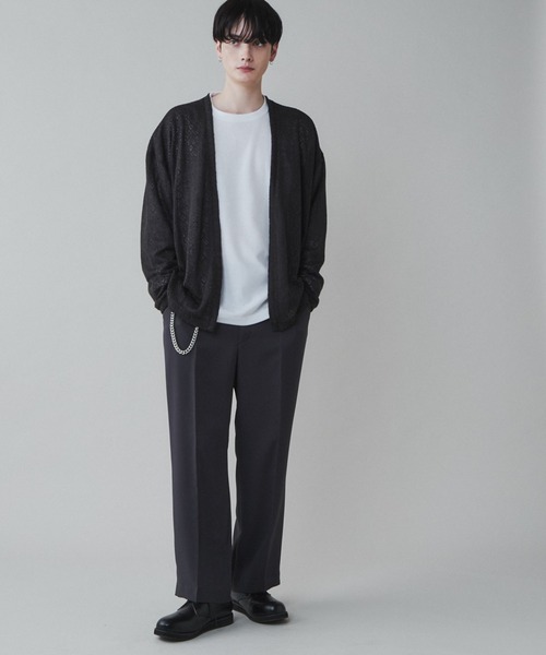 LUCY（ルーシー）の「LUCY/【2点セット】レースアンサンブルカーディガン（アンサンブル・メンズ・ライトグレー/ダークグレー・MEDIUM/LARGE）」の7枚目の写真