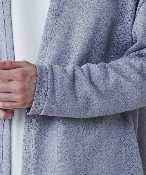 LUCY（ルーシー）の「LUCY/【2点セット】レースアンサンブルカーディガン（アンサンブル・メンズ・ライトグレー/ダークグレー・MEDIUM/LARGE）」の9枚目の写真