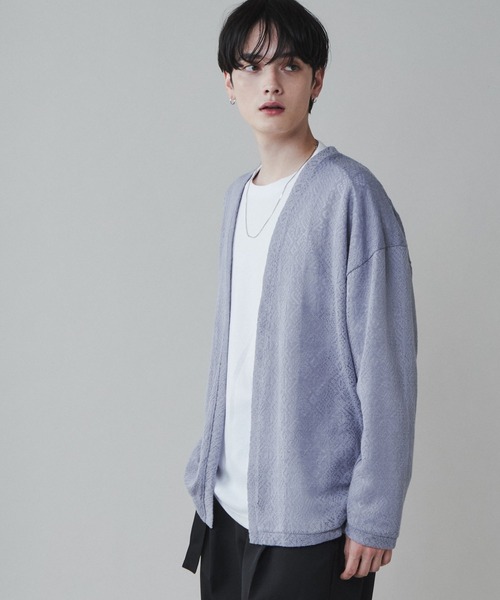 LUCY（ルーシー）の「LUCY/【2点セット】レースアンサンブルカーディガン（アンサンブル・メンズ・ライトグレー/ダークグレー・MEDIUM/LARGE）」の8枚目の写真