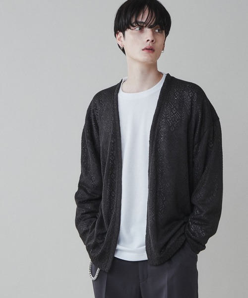 LUCY（ルーシー）の「LUCY/【2点セット】レースアンサンブルカーディガン（アンサンブル・メンズ・ライトグレー/ダークグレー・MEDIUM/LARGE）」の18枚目の写真