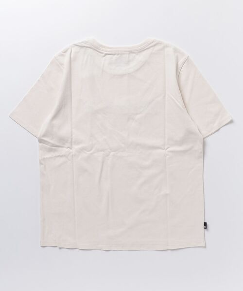 Timberland(ティンバーランド)の「レディース ロゴ テクスチャー Tシャツ(Tシャツ/カットソー・レディース・ホワイト/ブルー系その他・LARGE/MEDIUM/SMALL/X-LARGE/X-SMALL)」の3枚目の写真