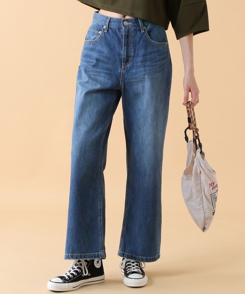 saloon（サルーン）の「SALOON(サルーン)/ワイドデニム（デニムパンツ・レディース・ライトブルー/ブラック/ブルー・MEDIUM/X-SMALL/SMALL）」の3枚目の写真