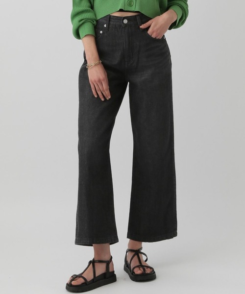 saloon（サルーン）の「SALOON(サルーン)/ワイドデニム（デニムパンツ・レディース・ライトブルー/ブラック/ブルー・MEDIUM/X-SMALL/SMALL）」の2枚目の写真