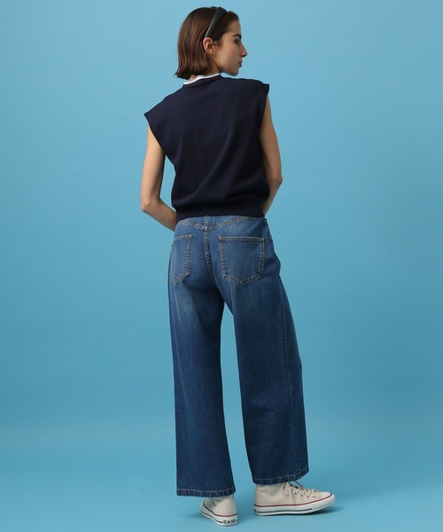 saloon（サルーン）の「SALOON(サルーン)/ワイドデニム（デニムパンツ・レディース・ライトブルー/ブラック/ブルー・MEDIUM/X-SMALL/SMALL）」の17枚目の写真