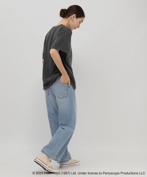 saloon（サルーン）の「SALOON(サルーン)/ワイドデニム（デニムパンツ・レディース・ライトブルー/ブラック/ブルー・MEDIUM/X-SMALL/SMALL）」の10枚目の写真