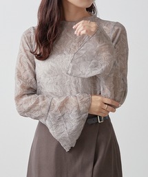 one after another NICE CLAUP | マーブルシアートップス(シャツ/ブラウス)