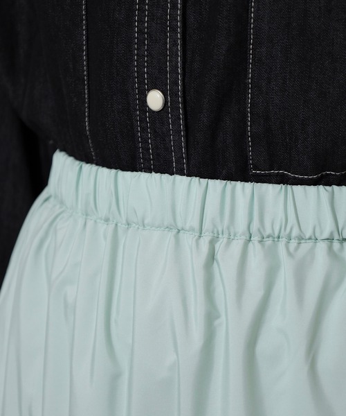 hunch（ハンチ）の「大好評の為ブラック増産決定！ hunch プリーツティアードスカート（スカート・レディース・ブラック/カーキ/プラム/グレー/ライトカーキ/グリーン/オフホワイト・FREE）」の19枚目の写真