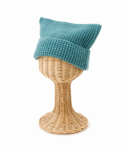 Casselini（キャセリーニ）の「Casselini(キャセリーニ)スクエアワッチ（ニットキャップ/ビーニー・レディース・ベージュ/チャコール/グリーン・FREE）」の11枚目の写真