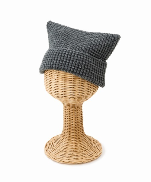 Casselini（キャセリーニ）の「Casselini(キャセリーニ)スクエアワッチ（ニットキャップ/ビーニー・レディース・ベージュ/チャコール/グリーン・FREE）」の12枚目の写真