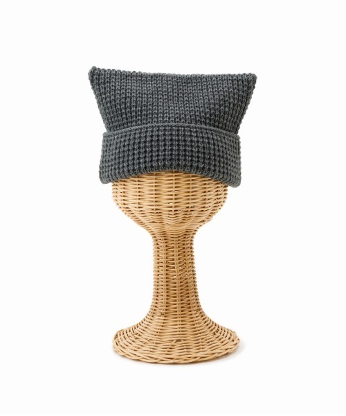 Casselini（キャセリーニ）の「Casselini(キャセリーニ)スクエアワッチ（ニットキャップ/ビーニー・レディース・ベージュ/チャコール/グリーン・FREE）」の14枚目の写真