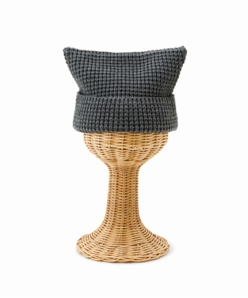 Casselini（キャセリーニ）の「Casselini(キャセリーニ)スクエアワッチ（ニットキャップ/ビーニー・レディース・ベージュ/チャコール/グリーン・FREE）」の16枚目の写真