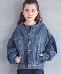 coca（coca） | キッズ　親子お揃いデニムボリュームスリーブジャケット(デニムジャケット)