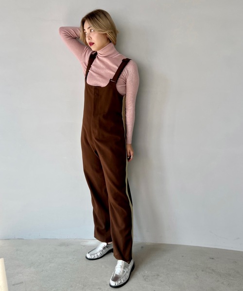 SANSeLF（サンセルフ）の「ラメタートルニットトップス【SANSeLF】 sanw23a047（ニット/セーター・レディース・ライトブルー/ブラック/ライトピンク/ダークグリーン/ネイビー/ライトベージュ・FREE）」の7枚目の写真