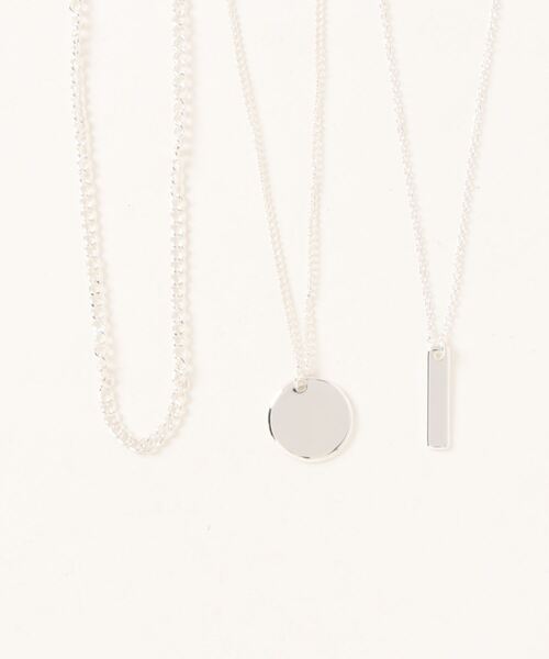 FOREVER 21（フォーエバー トゥエンティーワン）の「3連アソートネックレス（ネックレス・レディース・シルバー/ゴールド・FREE）」の7枚目の写真