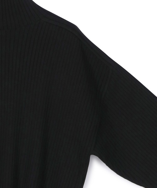 ADAM ET ROPE'(アダムエロペ)の「【WEB限定】WOOL混リブタートルニット(ニット/セーター・レディース・ブラック/ブルー系その他4/ライトグレー/ベージュ系その他・FREE)」の13枚目の写真