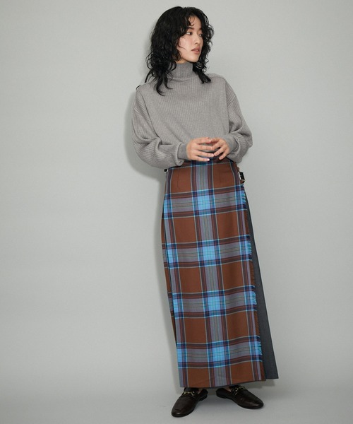 WEB限定】WOOL混リブタートルニット（ニット/セーター）｜ADAM ET ROPE