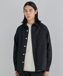 WOOL DENIM シャツブルゾン
