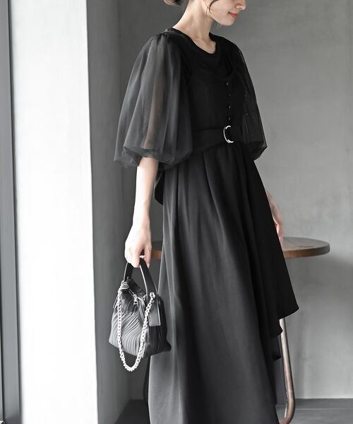 rps（アールピーエス）の「シフォンプリーツ切替Sスウェードジャン