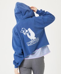 MILKFED. | CROPPED ZIP UP HOODIE(パーカー)
