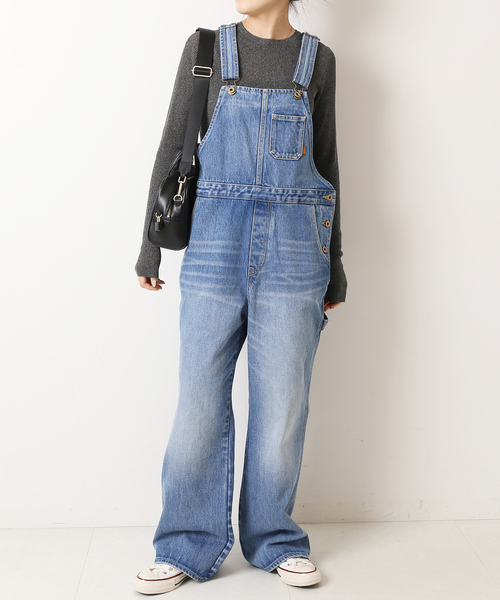Spick & Span（スピックアンドスパン）の「51/2 FLARE LINE_OVERALLS（サロペット/オーバーオール・レディース・ブルー系その他・28/27）」の14枚目の写真