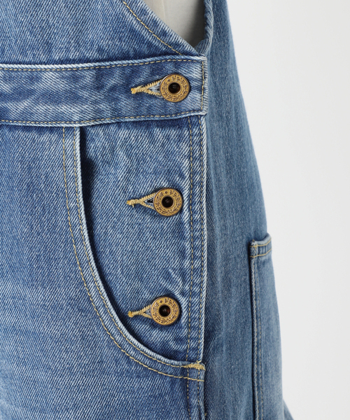 Spick & Span（スピックアンドスパン）の「51/2 FLARE LINE_OVERALLS（サロペット/オーバーオール・レディース・ブルー系その他・28/27）」の3枚目の写真