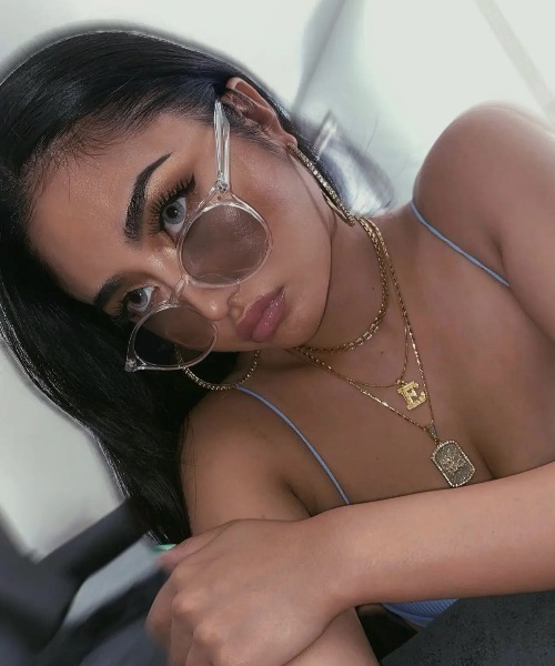 classic round clear frame sunglasses / クラシックラウンド
