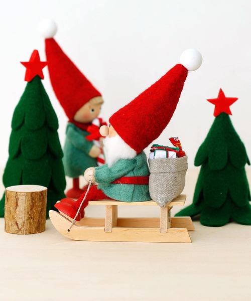 Nordika Nisse ノルディカ ニッセ 人形 そりに乗ったサンタクロース