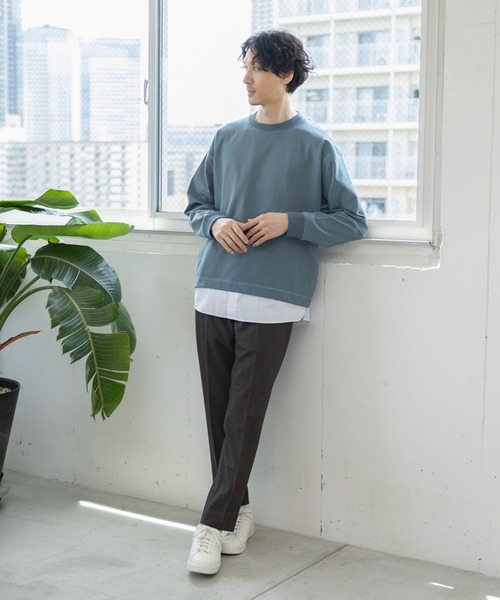 クローバル　スウェット　即完売カラー Cloveru 半端丈スウェット MUJI | BIZARRE GREEN