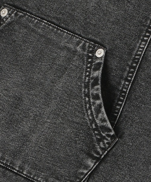 X-girl Stages（エックスガールステージス）の「カットデニム切替ワンピース（ワンピース・キッズ・ブラック/ネイビー・90cm/100cm/110cm/120cm/130cm/140cm）」の8枚目の写真