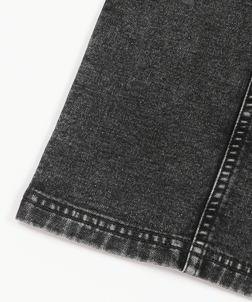 X-girl Stages（エックスガールステージス）の「カットデニム切替ワンピース（ワンピース・キッズ・ブラック/ネイビー・90cm/100cm/110cm/120cm/130cm/140cm）」の9枚目の写真