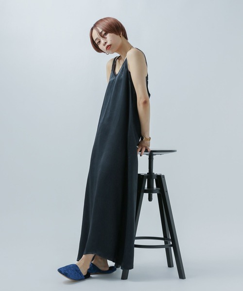 bijorie（ビジュリィ）の「【bijorie】キャミワンピ（ルームワンピース・レディース・ネイビー/ピンク・FREE）」の7枚目の写真