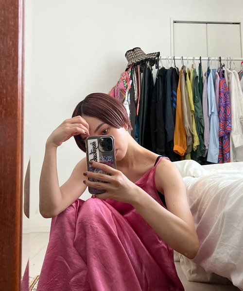 bijorie（ビジュリィ）の「【bijorie】キャミワンピ（ルームワンピース・レディース・ネイビー/ピンク・FREE）」の18枚目の写真