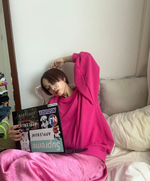 bijorie（ビジュリィ）の「【bijorie】キャミワンピ（ルームワンピース・レディース・ネイビー/ピンク・FREE）」の19枚目の写真