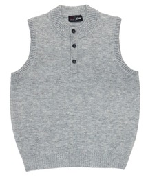 TOKYO SHIRTS | ハーフ釦 ベーシック ニットベスト(ベスト)