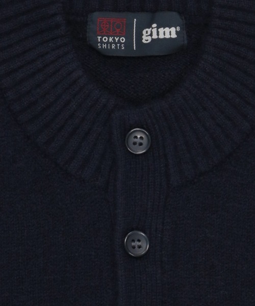 TOKYO SHIRTS（トウキョウシャツ）の「ハーフ釦　ベーシック ニットベスト（ベスト・メンズ・ネイビー/グレー/ブラウン・L/LL/M）」の11枚目の写真