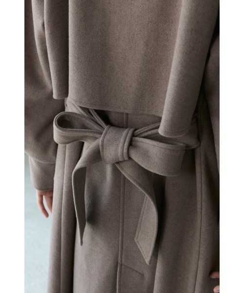 M.deux（エムドゥ）の「◇パールボタンウールライクコート◇（その他  