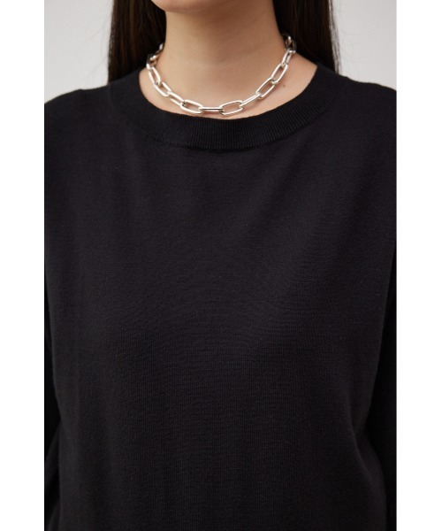 AZUL by moussy（アズールバイマウジー）の「キャンディースリーブニットトップス（ニット/セーター・レディース・グレー/アイボリー/ブラック・SMALL/MEDIUM）」の18枚目の写真