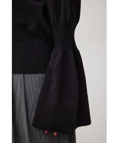 AZUL by moussy（アズールバイマウジー）の「キャンディースリーブニットトップス（ニット/セーター・レディース・グレー/アイボリー/ブラック・SMALL/MEDIUM）」の20枚目の写真