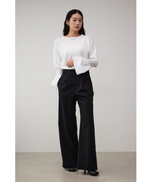 AZUL by moussy（アズールバイマウジー）の「キャンディースリーブニットトップス（ニット/セーター・レディース・グレー/アイボリー/ブラック・SMALL/MEDIUM）」の5枚目の写真