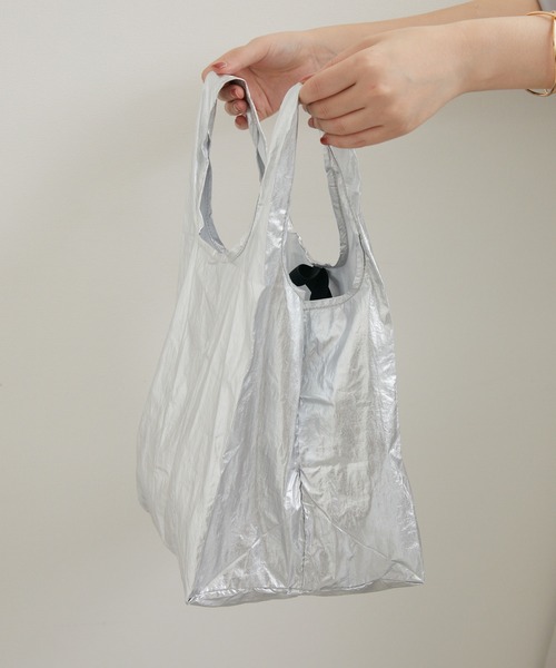 Paradise Picnic（パラダイスピクニック）の「グリッタースターエコバッグ　S（エコバッグ/サブバッグ・レディース・ゴールド/その他1/シルバー/ネイビー/ダークブラウン・FREE）」の22枚目の写真